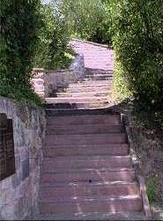 Treppe zum Eckartsberg